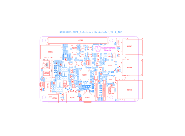 Quectel Pi M1 QSM200UP-WF 64+4GB Referenzdesign vorne